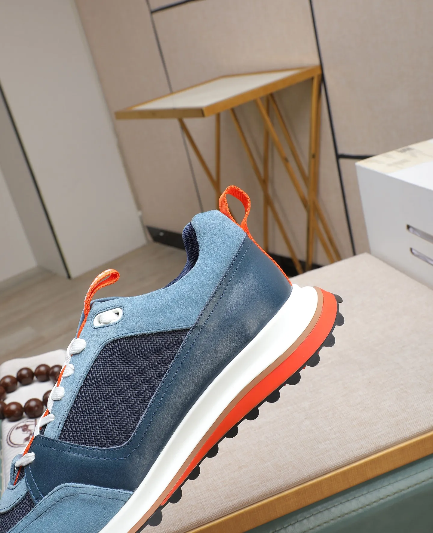 Men's shoes 💰760 Hermes🐴 25ss new autumn and winter products! Classic boot shape + British color matching design, imported calfskin, classic and durable! The original inverted mold last, the ultimate 1:1 shape, and the imported high-end cowhide presents a refined texture! Open the mold to customize the A-grade high-density private mold outsole with luxurious packaging! - Unique quality, 39-44 (38 45 46 customized)